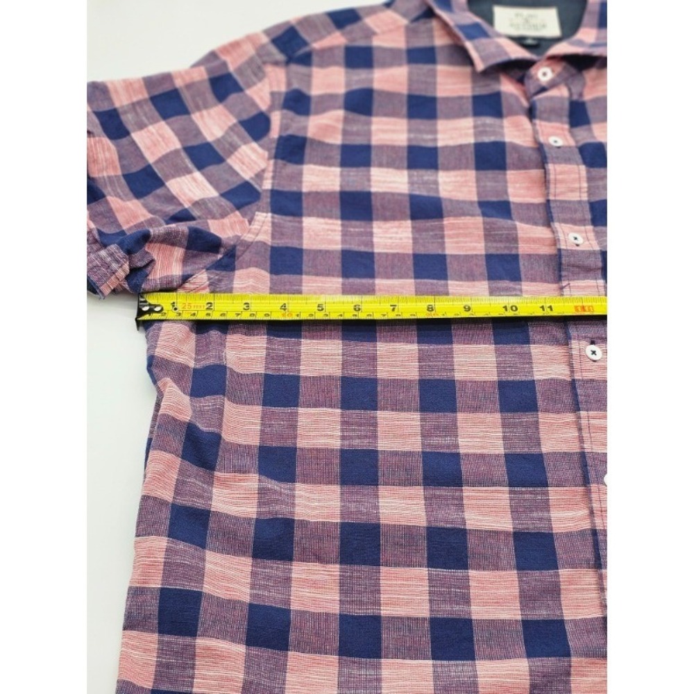 Flay & Anthem Men's Short Sleeve Check Shirt Size XL Cotton - Picture 2 of 8